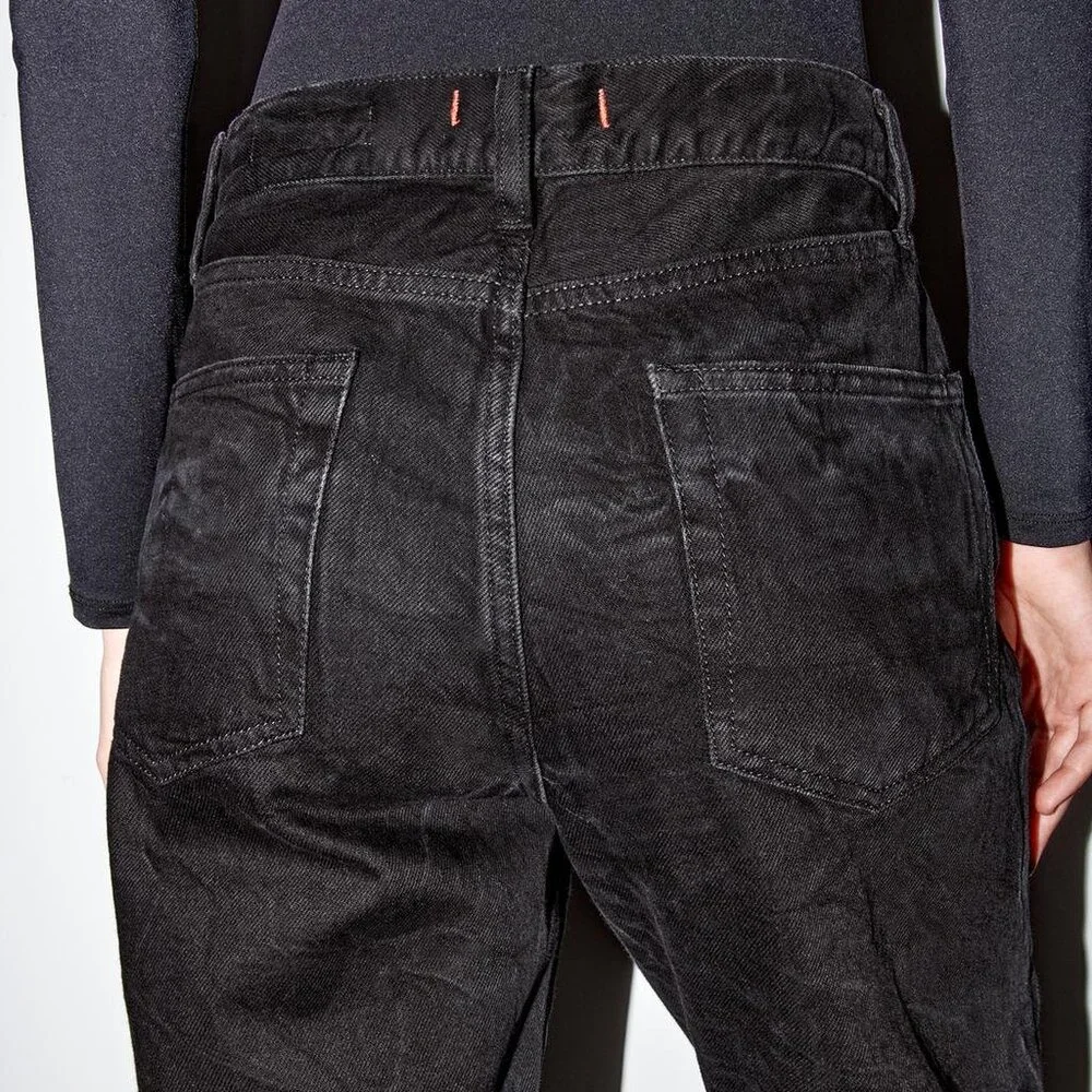 Zara ZW Collection Relaxed Mid Rise Jeans